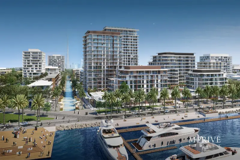Seafront Community | Pool and Burj View
