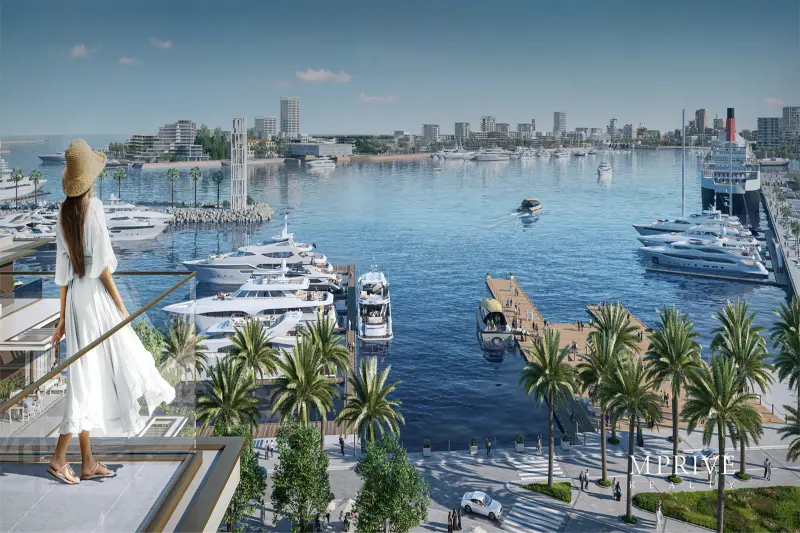 Seafront Community | Pool and Burj View
