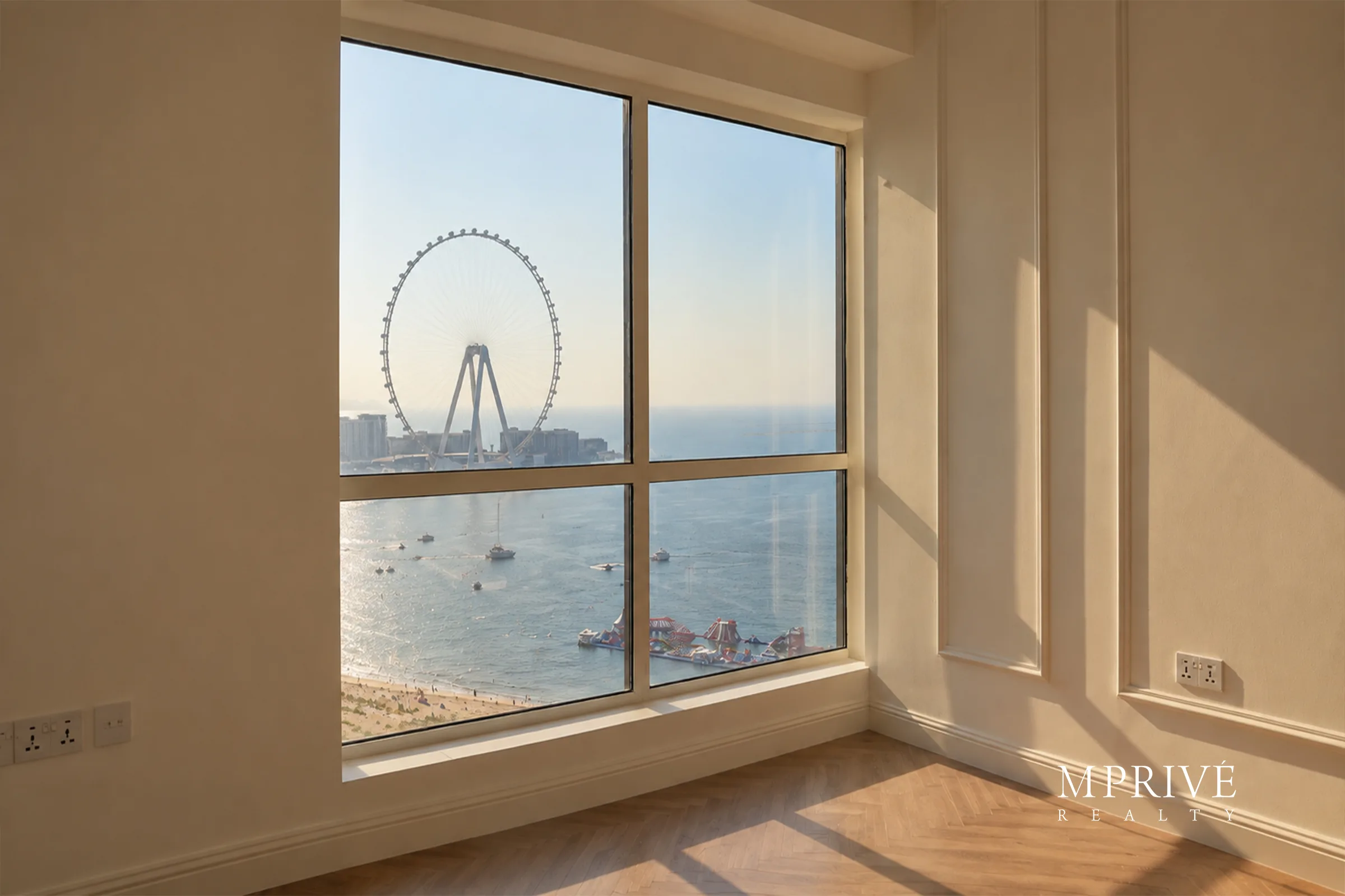Full Sea View and Dubai Eye View | Semi Furnished