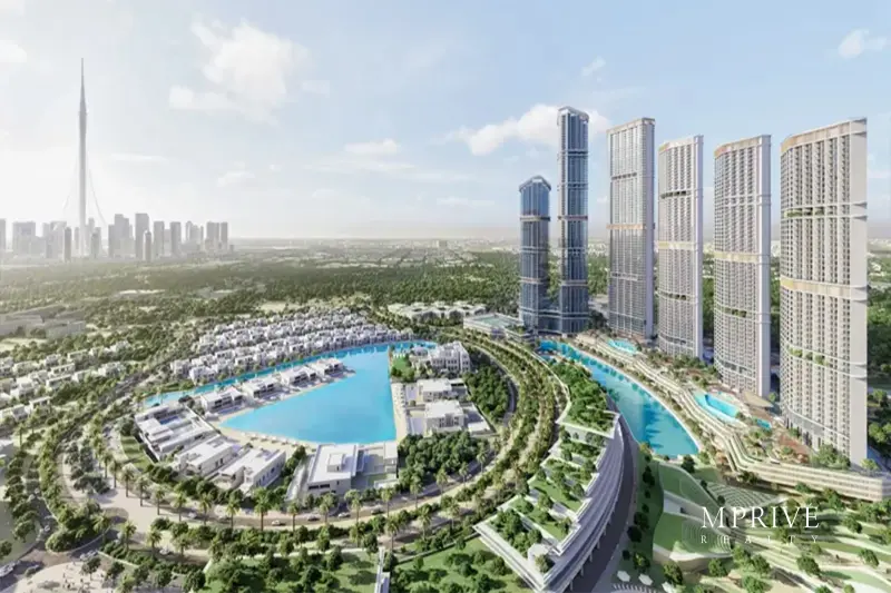 Modern 1BR | High Floor | Lagoon & Skyline View